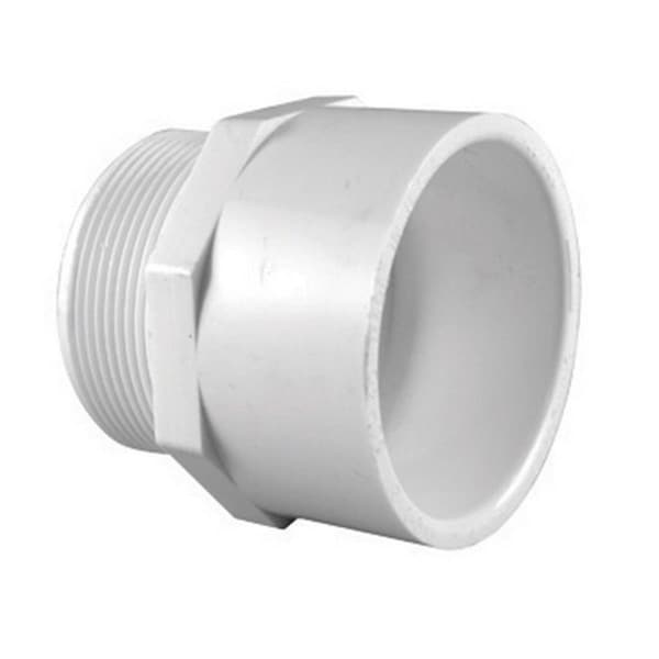 Charlotte Pipe And Foundry PVC 02109 1400 1.5 in. Slip x 1.5 in. MPT PVC Pipe Adapter 43120 - main